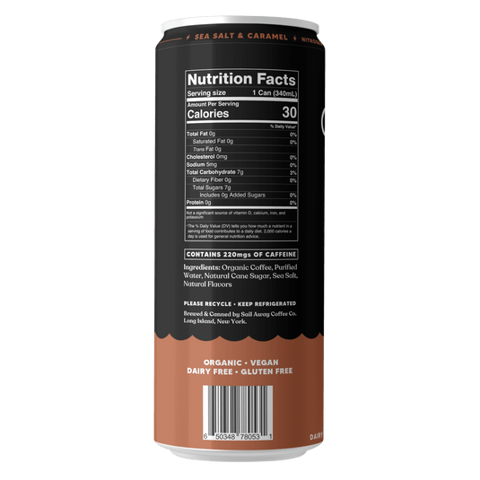 Nitro Cold Brew Coffee (Sea Salt & Caramel) by Sail Away Coffee Co.