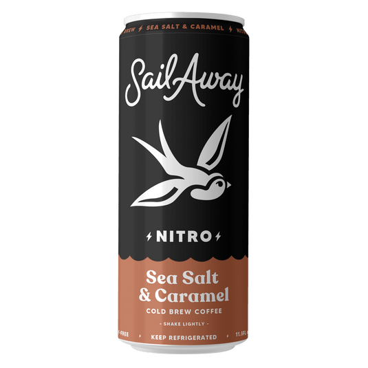 Nitro Cold Brew Coffee (Sea Salt & Caramel) by Sail Away Coffee Co.