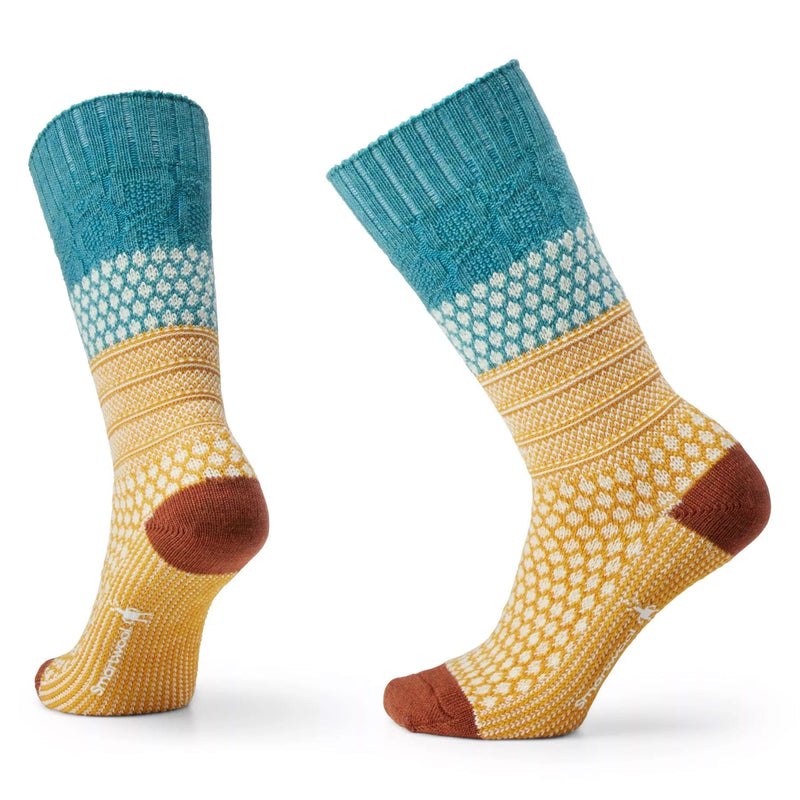 Load image into Gallery viewer, Smartwool Everyday Popcorn Cable Crew Full Cushion Socks

