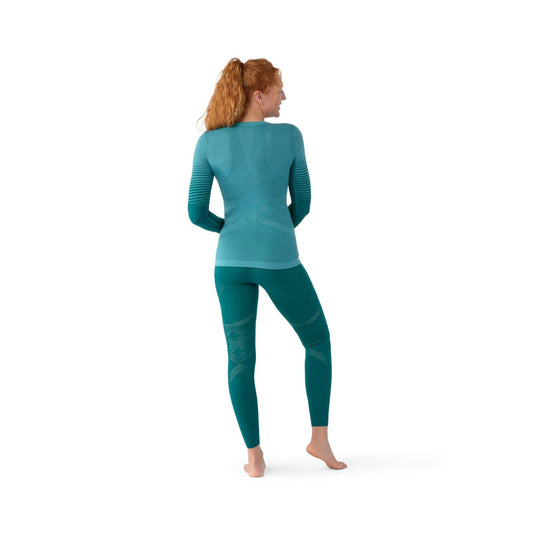 Smartwool Women's Intraknit Thermal Merino Base Layer Pattern Crew – Campmor