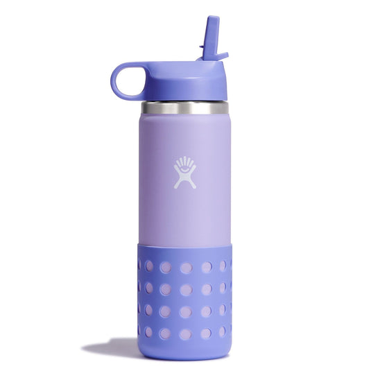 Hydro Flask 20 oz. Kid's Wide Mouth Straw Lid and Boot Bottle