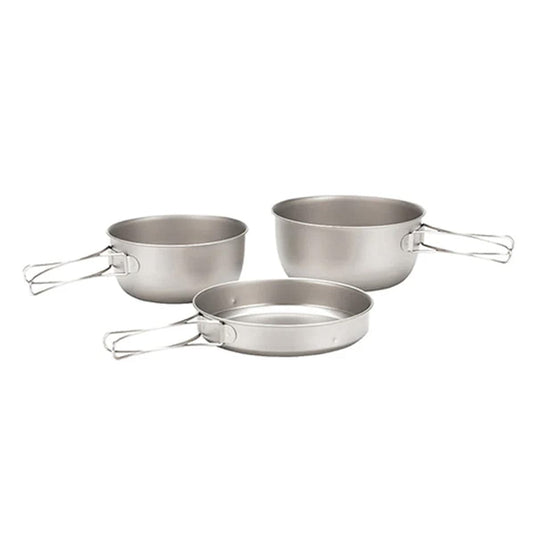 Snow Peak Titanium 3 Piece Cookset