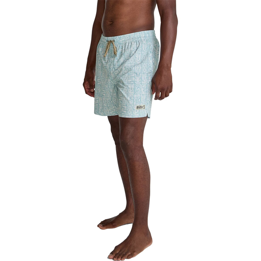 Howler Brothers Deep Set Boardshorts - Tidal Tablets-Seafoam