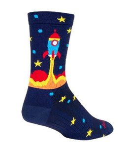 SockGuy Rocket Socket Crew Classic 6in Sock