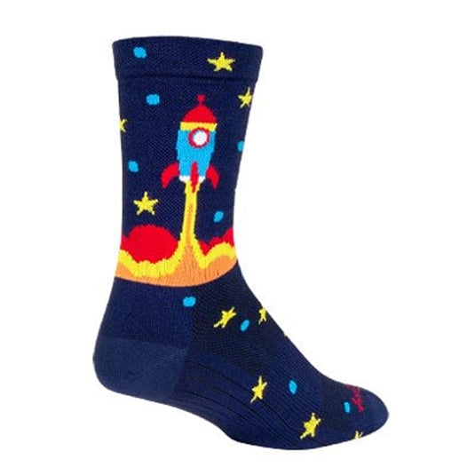 SockGuy Rocket Socket Crew Classic 6in Sock