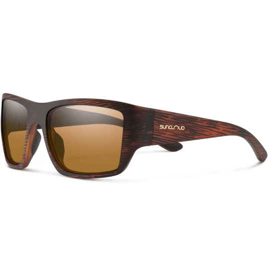 Suncloud Sculpin Polarized Sunglasses Matte Burnished Brown\Polarized Brown
