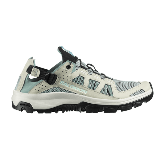 Salomon hiking shoe on a white background
