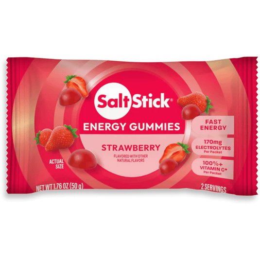 SaltStick Strawberry Energy Gummies - 2 Serving