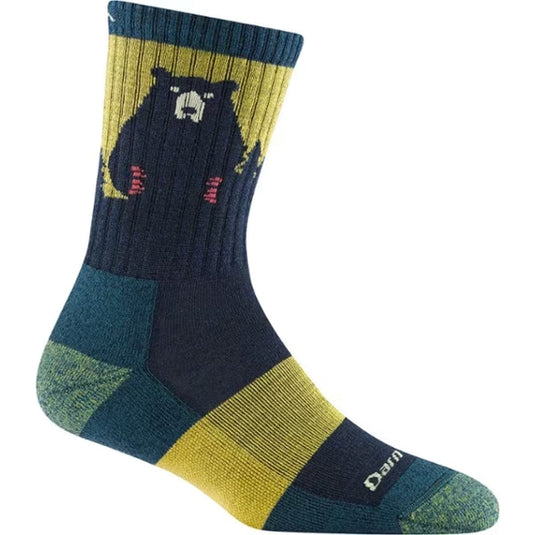 Darn Tough Women's Bear Town Micro Crew Lightweight Hiking Sock with Cushion