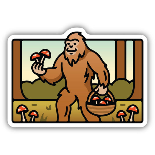 Stickers Northwest Mushroom Sasquatch