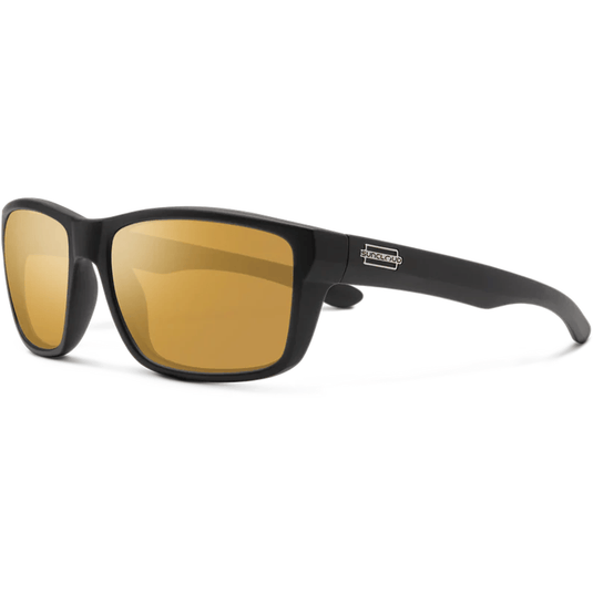 Suncloud Milestone Sunglasses Matte Black\Polarized Sienna Mirror