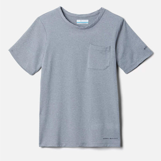 Columbia Tech Trail Short-Sleeve T-Shirt - Boys' Cool Grey Heather, S