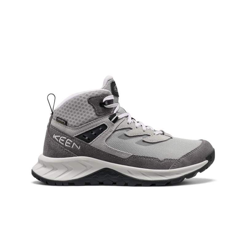 Load image into Gallery viewer, Gray hiking boot with KEEN logo on a white background
