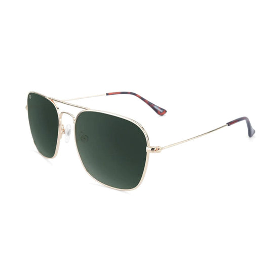 Knockaround Mount Evans Sunglasses - Gold / Aviator Green