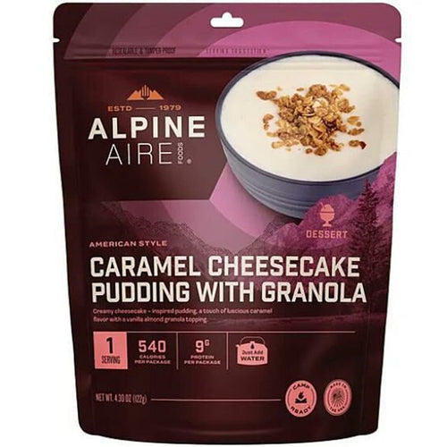 AlpineAire Caramel Cheesecake Pudding With Granola