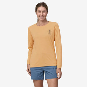 Patagonia Women's Long Sleeve Cap Cool Daily Graphic Shirt - Lands
