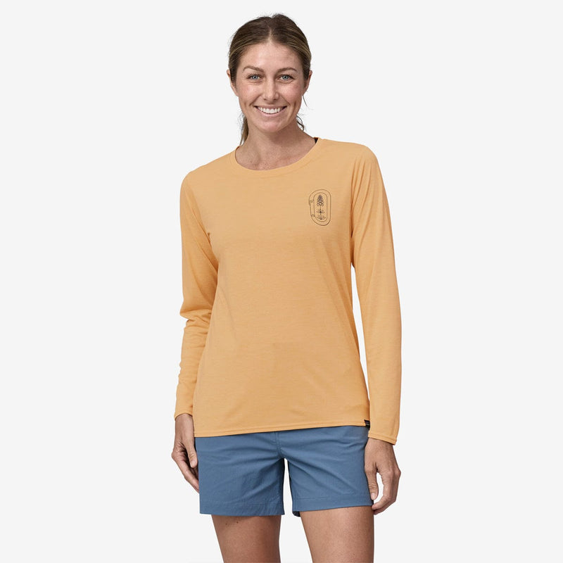 Load image into Gallery viewer, Patagonia Women&#39;s Long Sleeve Cap Cool Daily Graphic Shirt - Lands
