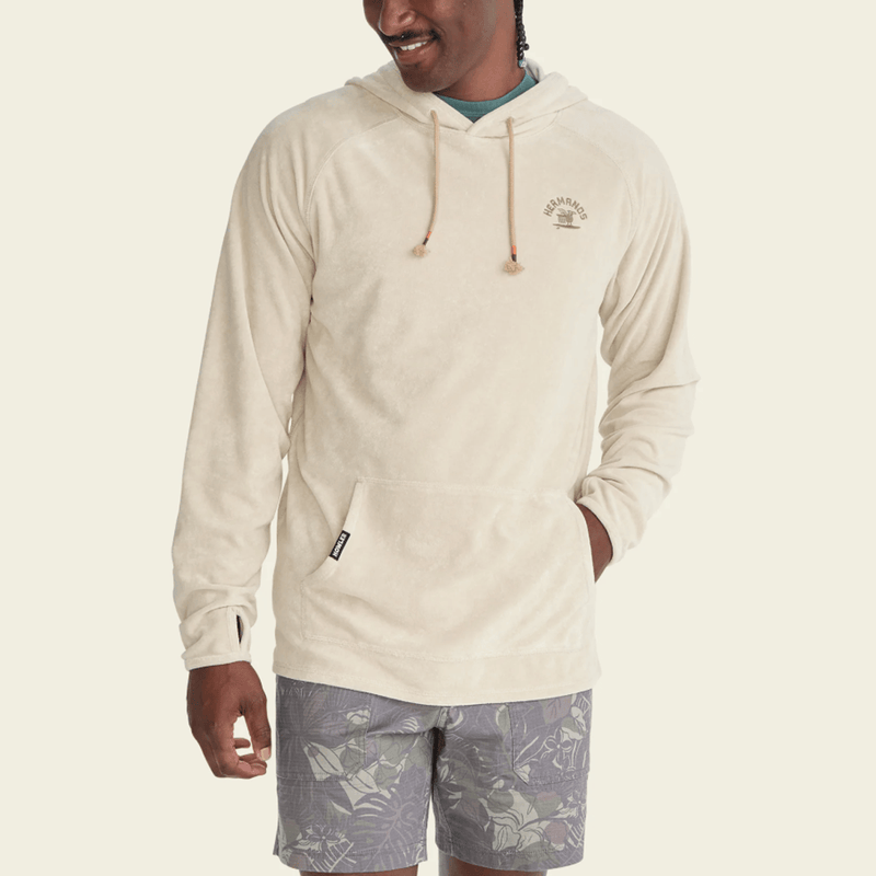 Load image into Gallery viewer, Howler Brothers Terrycloth Hoodie - Surfbird / Sand
