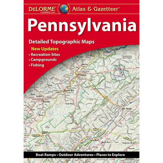 Delorme Pennsylvania Atlas & Gazetteer