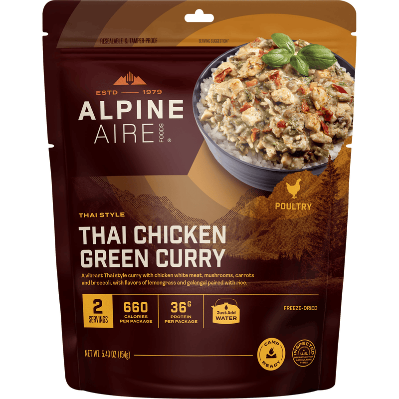 Load image into Gallery viewer, AlpineAire Thai Chicken Green Curry
