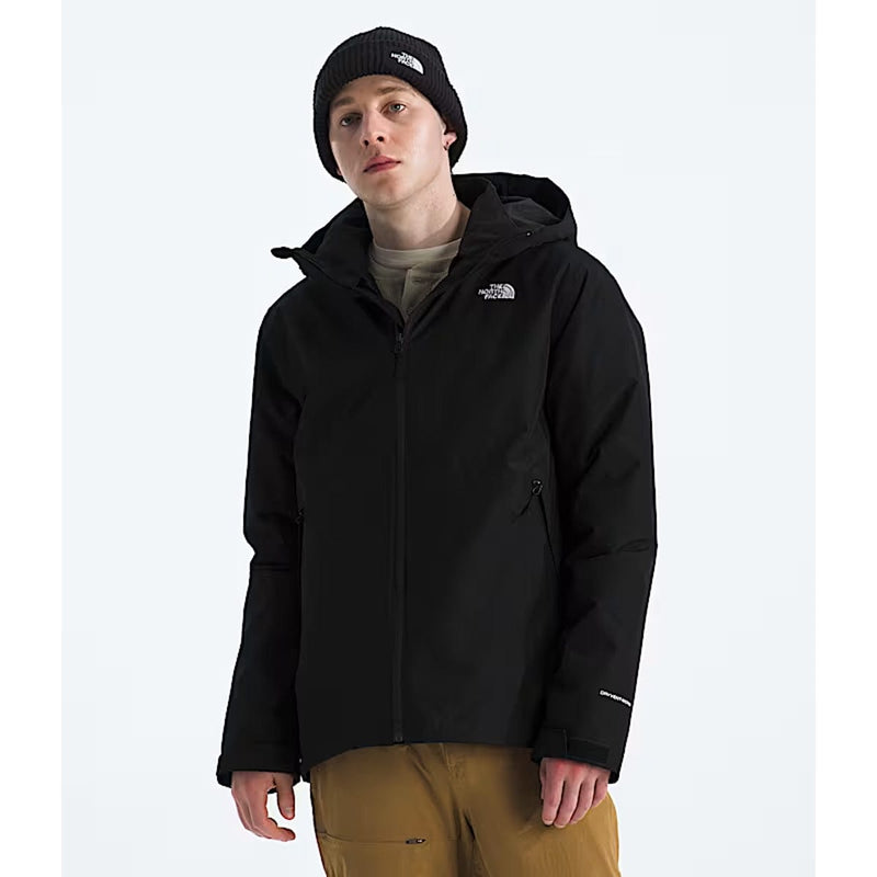 Load image into Gallery viewer, Person wearing a black jacket with a brand logo on a white background
