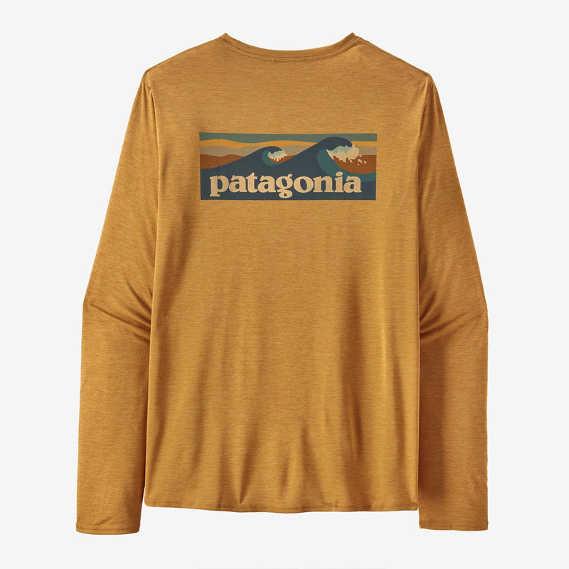 Load image into Gallery viewer, Patagonia Men&#39;s Long Sleeve Cap Cool Daily Graphic Shirt - Waters
