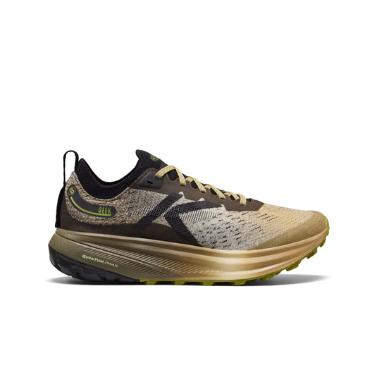 Running shoe with a white background