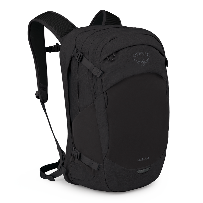 Load image into Gallery viewer, Black Osprey backpack on a white background
