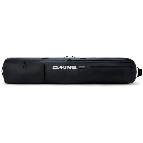 Black Dakine ski bag on a white background