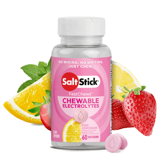 SaltStick Pink Lemonade Fast Chews 60 Count Bottle