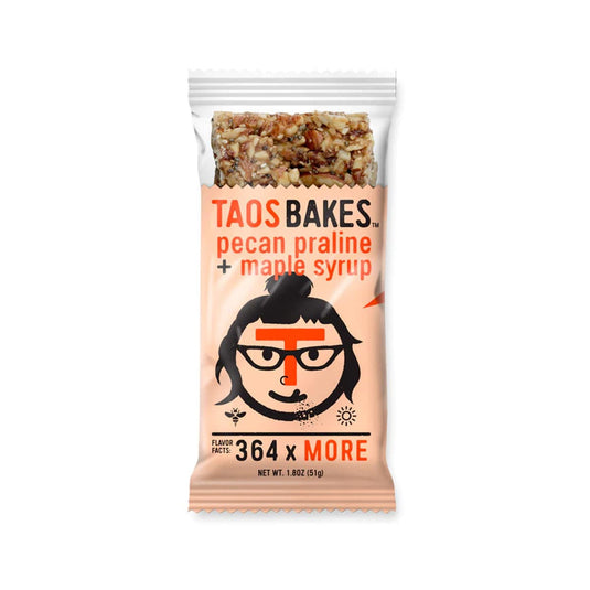 Taos Bakes Pecan Praline + Maple Syrup Bars