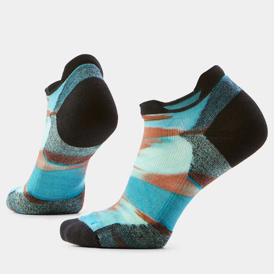 Smartwool Women's Run Targeted Cushion Brushed Print Low Ankle Socks