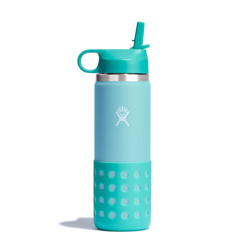 Load image into Gallery viewer, Hydro Flask 20 oz. Kid&#39;s Wide Mouth Straw Lid and Boot Bottle
