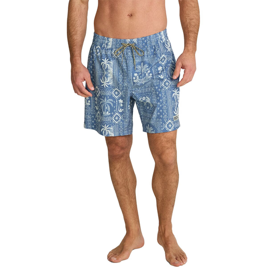 Howler Brothers Deep Set Boardshorts - Palmetto Prophecy-Storm Blue