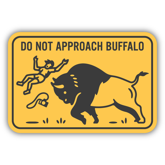 Stickers Northwest Do Not Approach Buffalo