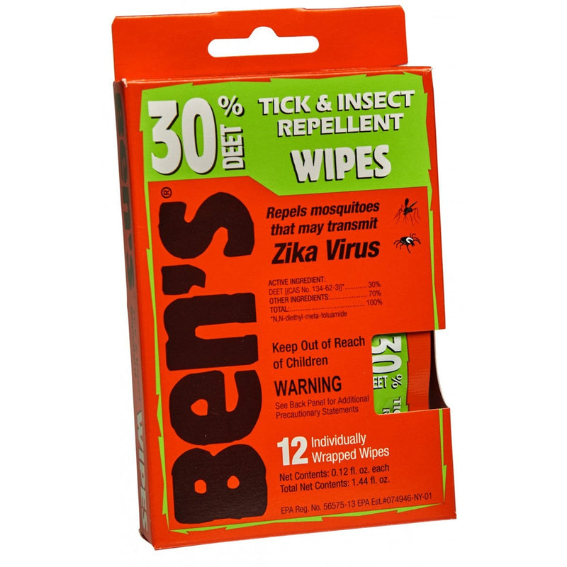 Load image into Gallery viewer, Ben&#39;s 30 Tick &amp; Insect Repellent Wipes
