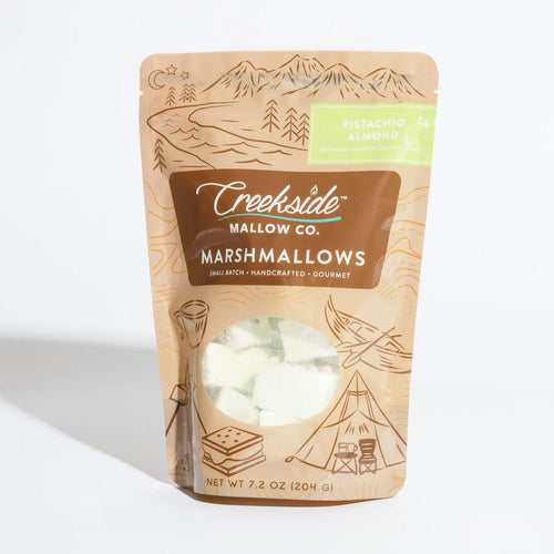 Package of Creekside Mallow Co. marshmallows on a white background