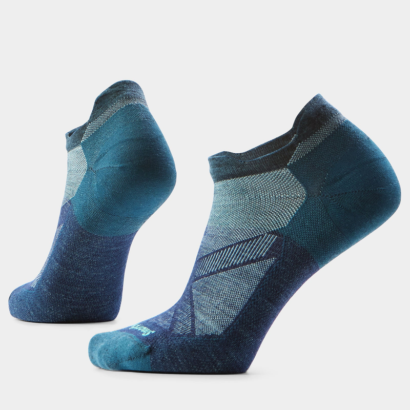 Load image into Gallery viewer, Pair of blue and gray socks on a light gray background

