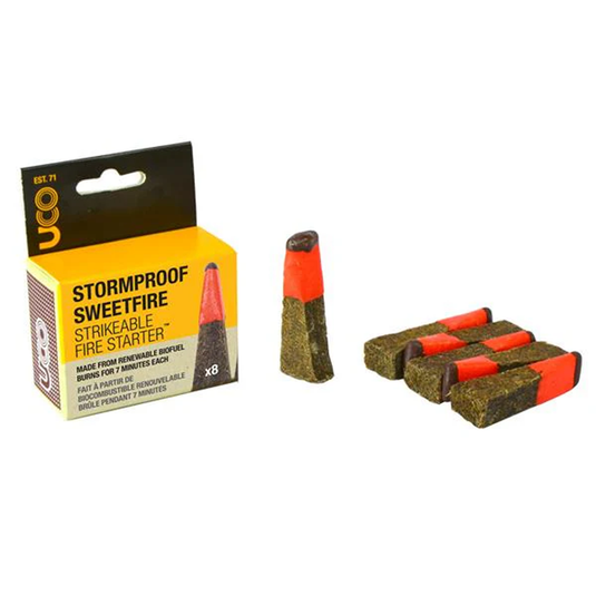 UCO StormProof SweetFire Tinder - 8 pk