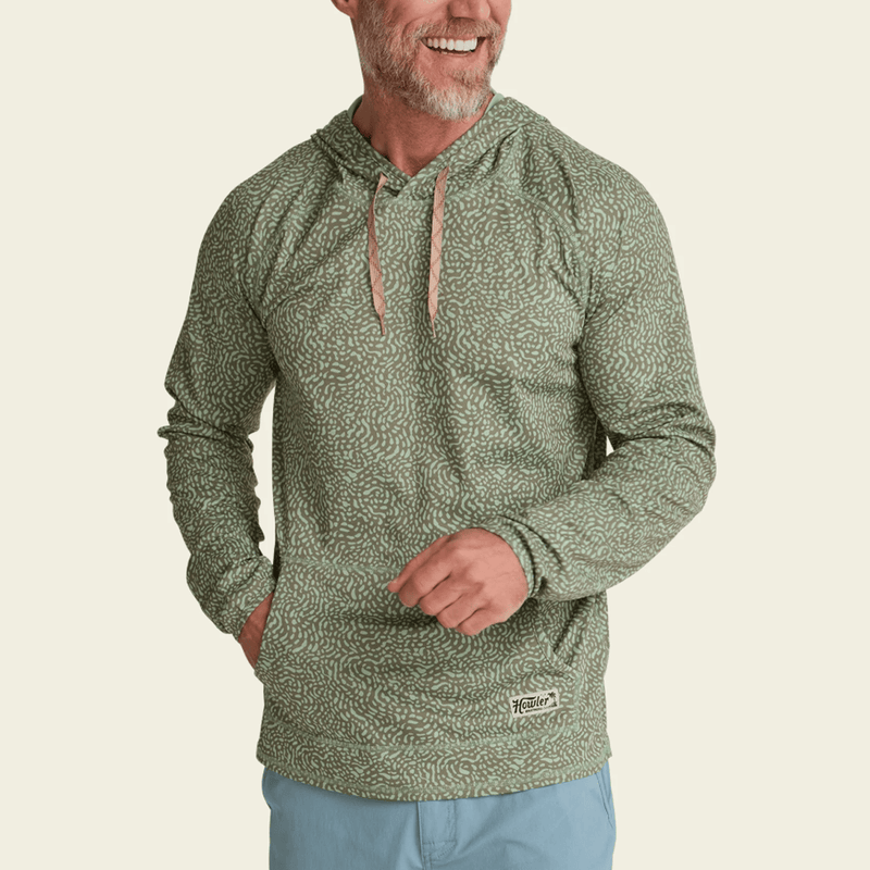 Load image into Gallery viewer, Howler Brothers Loggerhead Hoodie - Pond Patterns / Mermaid
