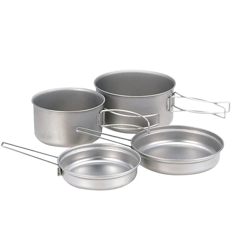 Load image into Gallery viewer, Snow Peak Multi Compact Cookset Titanium
