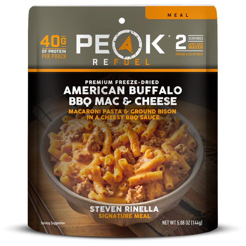 Load image into Gallery viewer, Peak Refuel American Buffalo BBQ Mac &amp; Cheese package on a white background
