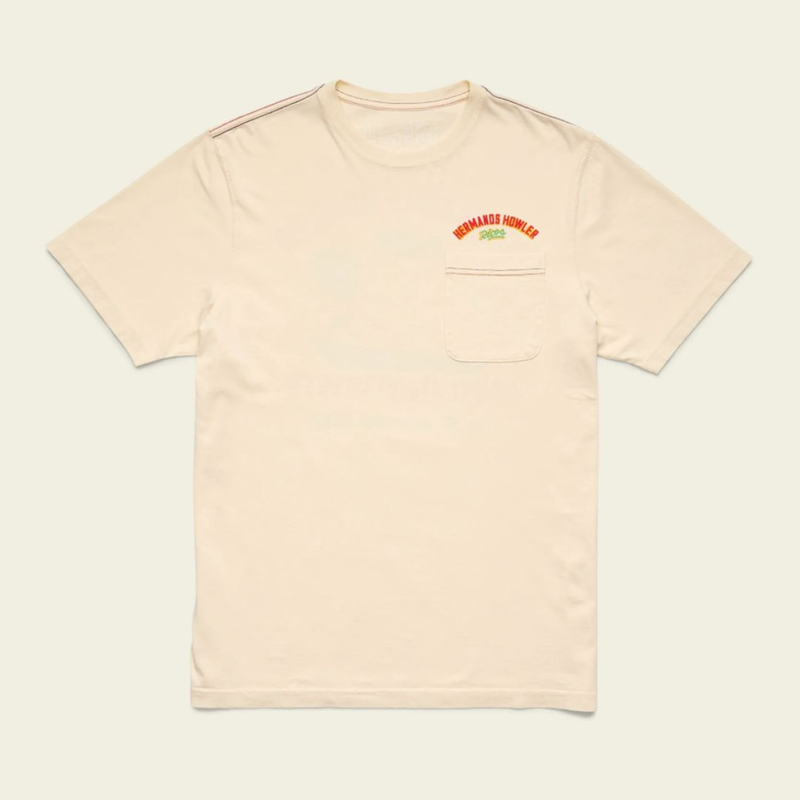 Load image into Gallery viewer, Howler Brothers Cotton Pocket T-Shirt - Fruteria Flotante: Natural
