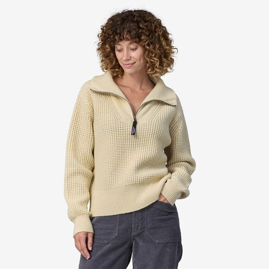 Patagonia Women's Recycled Wool-Blend 1/4 Zip Sweater