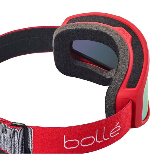 Bolle BEDROCK PLUS Snow Goggle Carmine Red - Sunrise Cat 2