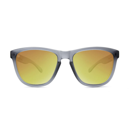 Knockaround Premiums Sunglasses - Frosted Grey/Red Sunset