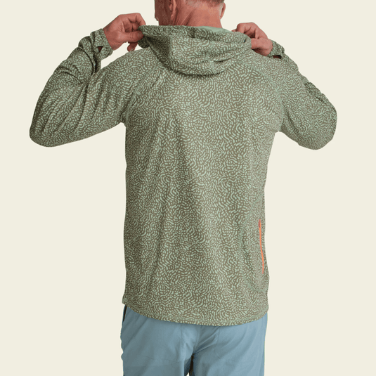 Howler Brothers Loggerhead Hoodie - Pond Patterns / Mermaid