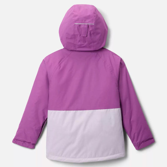 Purple and light purple jacket on a white background