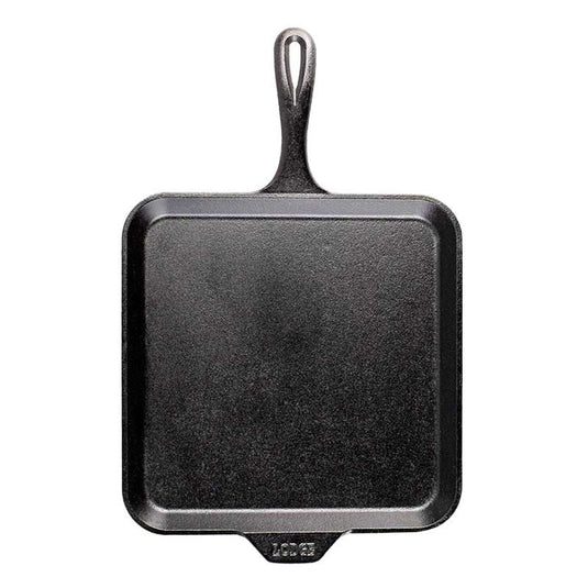 Lodge Cast Iron 11 Inch Seasoned Square Cast Iron Griddle