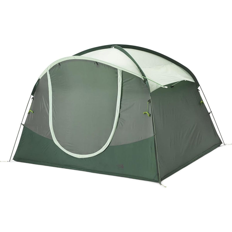 Load image into Gallery viewer, Green and gray tent on a white background
